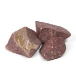 Малиновый кварцит колотый, фракция 70-150мм, в коробке 20кг