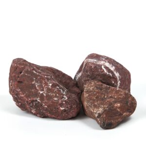 Яшма обвалованная, фракция 70-150мм, в коробке 10кг